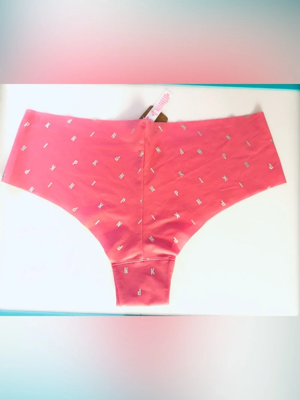 NWT PINK VS No-Show Cheekster Size M - Picture 2 of 3